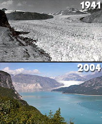 Perubahan Kondisi Glasier di Alaska (1941-2004)
